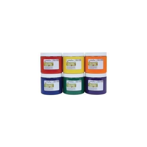 Handy Art Washable Finger Paint - 6 / Set - Assorted