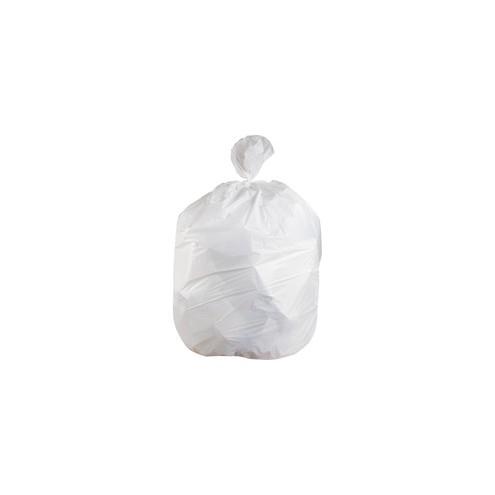 Heritage Bag 0.5 Mil LLD Extra Heavy Can Liners - 16 gal - 24" Width x 32" Length x 0.50 mil (13 Micron) Thickness - White - 500/Carton - 25 Per Roll - Waste Disposal