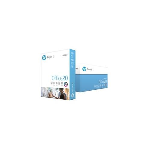 HP Papers Office20 Inkjet Print Copy & Multipurpose Paper - Letter - 8 1/2" x 11" - 20 lb Basis Weight - White