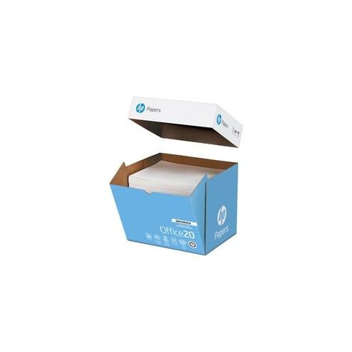 HP Papers Office20 Copy & Multipurpose Paper - Letter - 8 1/2" x 11" - 20 lb Basis Weight - 2500 / Carton - White