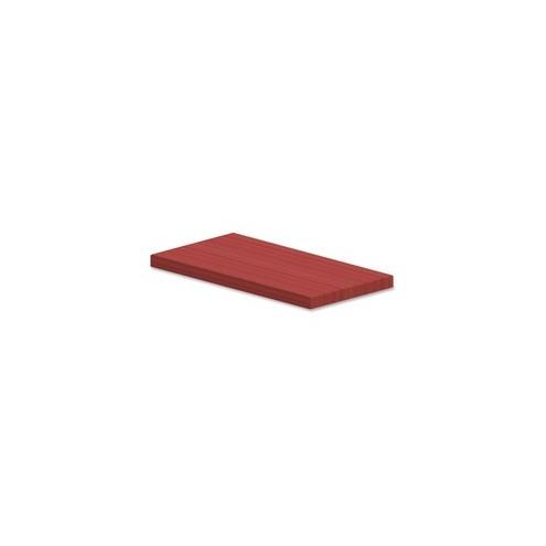 Hirsh 36"W Lateral Credenza Seat Cushion - 36" x 18" - Red - 1Each