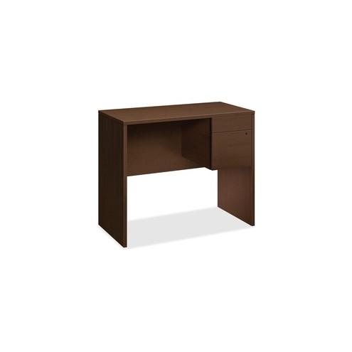 HON 10500 Modular Pedestal - 2-Drawer - 15.8" x 22.8" x 17.8" - 2 x Box Drawer(s), File Drawer(s) - Square Edge - Finish: Mocha Laminate