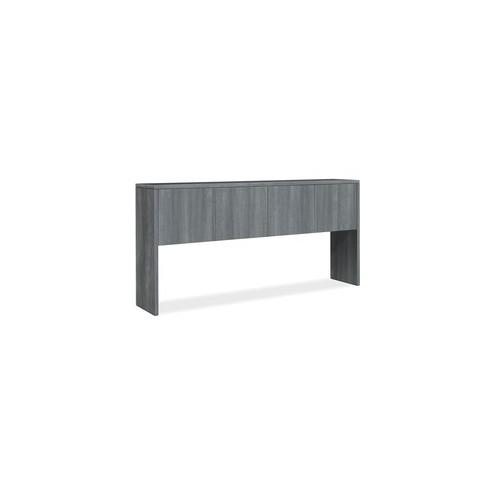 HON 10500 Series Sterling Ash Laminate Desking - 78" x 14.6" x 37.1" - Drawer(s)4 Door(s) - Square Edge - Material: Thermofused Laminate (TFL), Wood - Finish: Sterling Ash Laminate