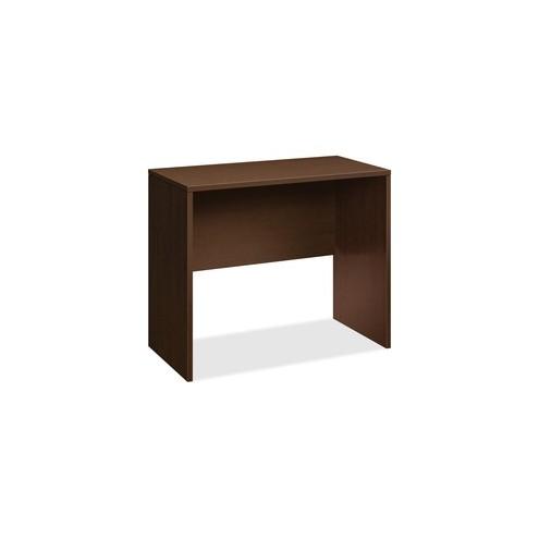 HON 10500 Standing-Height Desk Shell - 48" x 24" x 42" - Square Edge - Material: Wood - Finish: Mocha, Thermofused Laminate (TFL)