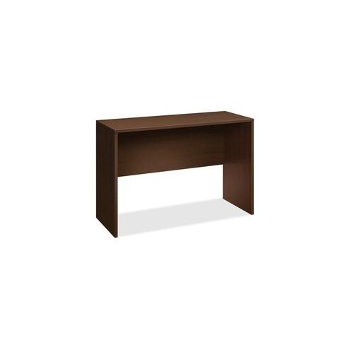HON 10500 Standing-Height Desk Shell - 60" x 24" x 42" - Square Edge - Material: Wood - Finish: Thermofused Laminate (TFL), Mahogany, Mocha