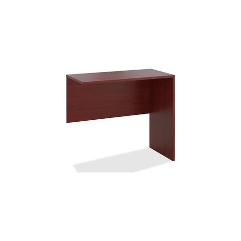 HON 10500 Standing-Height Return Shell - 48" x 24" x 42" - Square Edge - Material: Wood - Finish: Mahogany, Thermofused Laminate (TFL)
