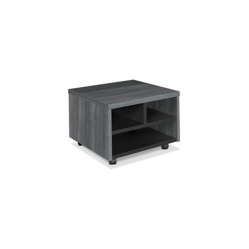 HON Laminate Component Mobile Printer/Fax Cart - 20" Width x 19.9" Depth x 14.1" Height - Teak