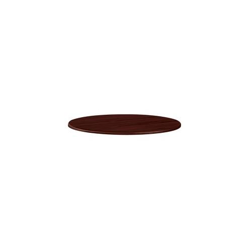 HON 10700 Series Round Table Top, 42" - Round Top x 42" Table Top Diameter - Mahogany