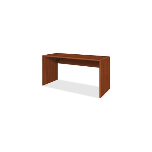 HON 10700 Series Credenza Shell - 60" x 24" x 29.5" - Waterfall Edge - Material: Wood - Finish: Cognac, Thermofused Laminate (TFL)