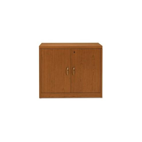 HON Valido Storage Cabinet, 36"W - 36" x 20" x 29.5" x 1.5" - File Drawer(s) - 1 Shelve(s) - Ribbon Edge - Material: Particleboard - Finish: Laminate, Bourbon Cherry