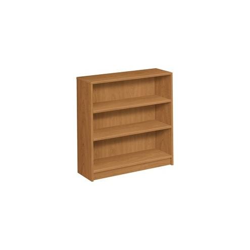 HON 1870 Series 3-Shelf Bookcase, 36"W - 36.1" Height x 36" Width x 11.5" Depth - Recycled - Harvest - Particleboard - 1Each