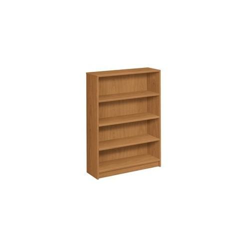 HON 1870 Series 4-Shelf Bookcase, 36"W - 48.8" Height x 36" Width x 11.5" Depth - Recycled - Harvest - Particleboard - 1Each