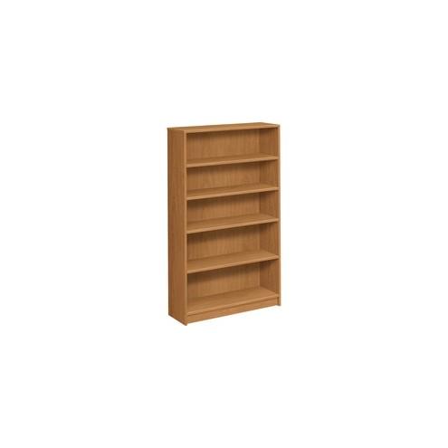 HON 1870 Series 5-Shelf Bookcase, 36"W - 60.1" Height x 36" Width x 11.5" Depth - Recycled - Harvest - Particleboard - 1Each