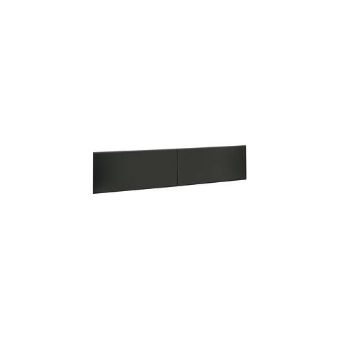 HON 38000 Series Flipper Doors, For 60" - 30" x 0.8" x 15" - Material: Steel - Finish: Charcoal