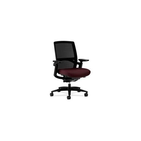 HON Stretch Back Work Chair - Wine - 26.8" Width x 32" Depth x 42" Height - 1 Each