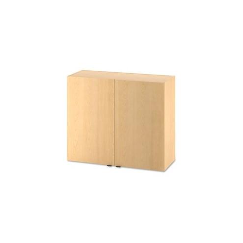 HON Modular Double Wall Cabinet, 36"W - 36" x 14" x 30" - 2 x Door(s) - Scratch Resistant, Stain Resistant, Durable, Wall Mountable, Adjustable Shelf - Natural Maple - Laminate - Recycled