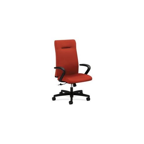 HON Ignition Executive High-Back Chair - Cranberry Fabric Seat - Cranberry Back - Wood Frame - 5-star Base - 20" Seat Width x 18" Seat Depth - 38.5" Width x 27" Depth x 47.5" Height - 1 Each
