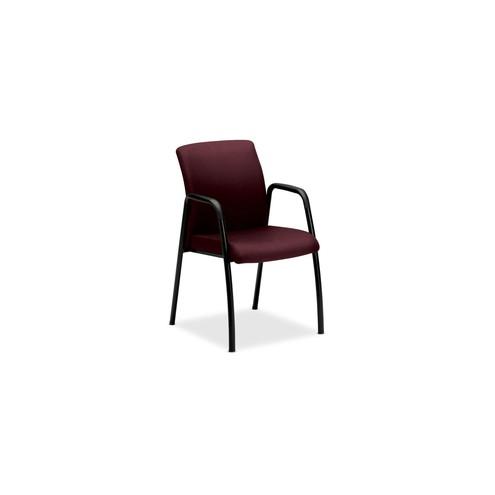 HON Ignition Guest Chair - Steel Frame - Four-legged Base - Wine - 19.50" Seat Width x 18" Seat Depth - 22" Width x 23.5" Depth x 34" Height - 1 / Each