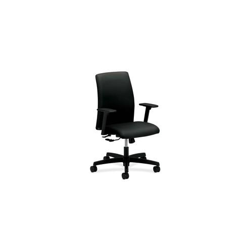 HON Ignition Low Back Task Chair - 5-star Base - Black - 27" Width x 27" Depth x 41.3" Height - 1 / Each