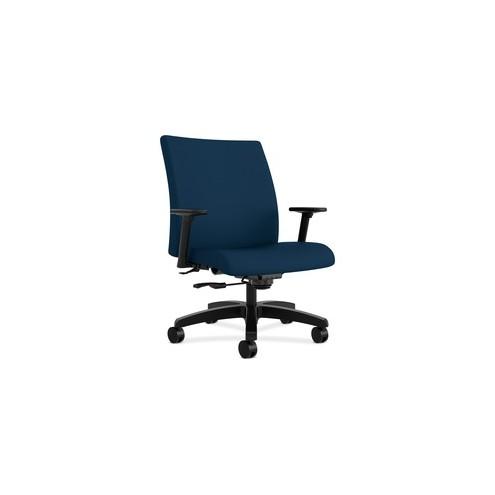 HON Ignition Big and Tall Chair - Mariner Fabric Seat - Mariner Fabric Back - 5-star Base - 23.50" Seat Width x 19.50" Seat Depth - 28" Width x 32.3" Depth x 43" Height - 1 Each