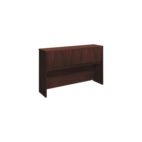 HON Foundation Stack-On Hutch - 60" x 14.3" x 37.3" , 1" Top, 1" Panel - Drawer(s)4 Door(s) - Finish: Mahogany, Thermofused Laminate (TFL)