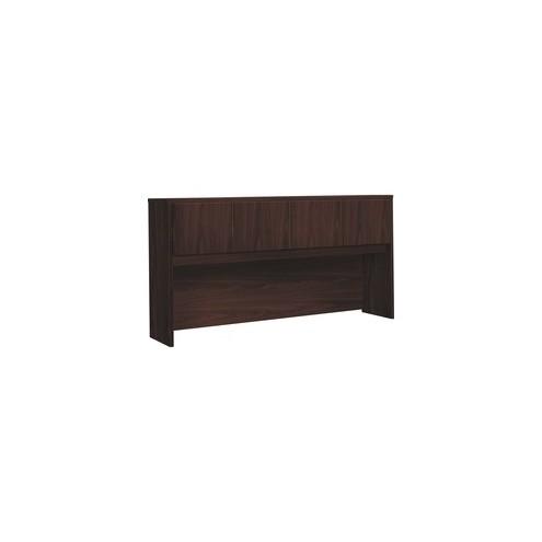 HON Foundation Stack-On Hutch - 72" x 14.6" x 37.1"Hutch, 1" Top, 1" End Panel - Drawer(s)4 Door(s) - Finish: Mahogany, Thermofused Laminate (TFL)