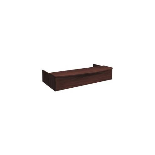 HON Foundation Reception Station - 72" x 36" x 14.3" - Finish: Mahogany, Thermofused Laminate (TFL)