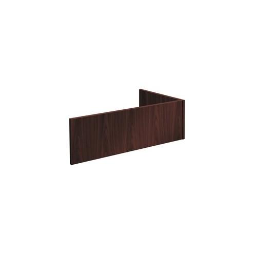 HON Foundation Reception Station - 42.3" x 24" x 13" - Finish: Mahogany, Thermofused Laminate (TFL)