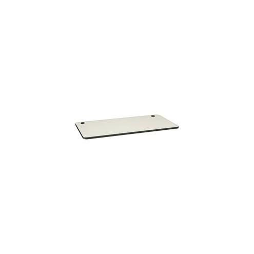 HON Huddle MT3060E Table Top - Laminated Rectangle Top - 30" Table Top Length x 60" Table Top Width x 1.13" Table Top Thickness - Charcoal, Silver