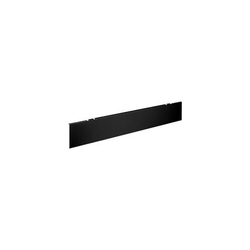 HON Universal Modesty Panel - 50" Width x 9.6" Depth - Steel - Black