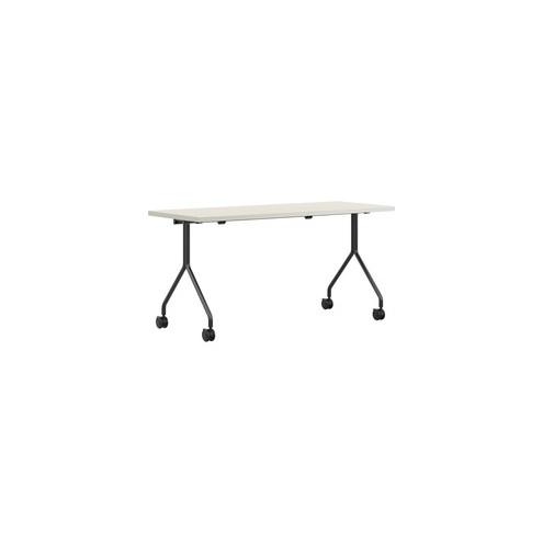 HON Between Silver Mesh Laminate Nesting Table - Silver Mesh Rectangle Top - 24" Table Top Length x 72" Table Top Width x 1.13" Table Top Thickness - 29" Height - Silver