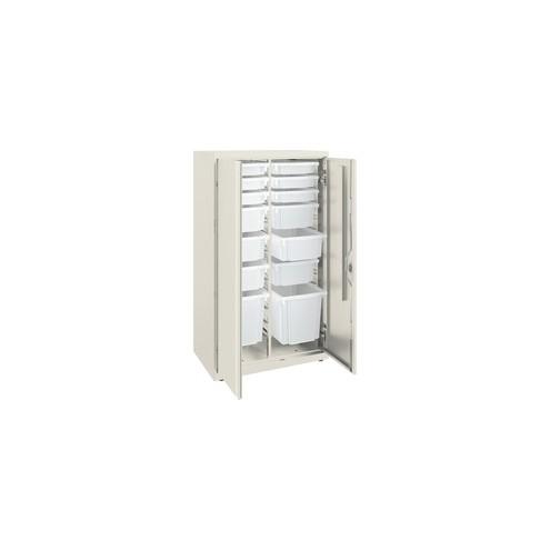 HON Flagship 52" Modular Storage Cabinet - 30" x 18" x 52.5" - Material: Metal