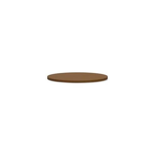HON Preside Cafeteria Table Top - Round Top - 1.13" Table Top Thickness x 48" Table Top Diameter - Assembly Required - Bourbon Cherry, Laminated