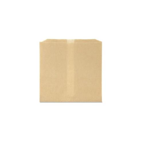 Hospeco Feminine Hygiene Receptacle Liners - 8" Width x 8" Length x 7" Depth - Brown - Paper, Wax - 500/Carton - Waste Disposal