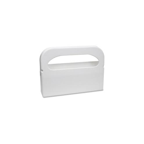 Hospeco Toilet Seat Cover Dispenser - Half-fold - 250 x Toilet Seat Cover Half-fold - Plastic - White - Durable, Tear Resistant