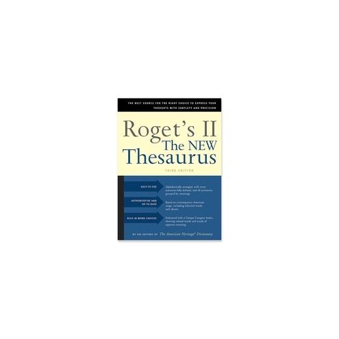 Houghton Mifflin Thesaurus Printed Manual - 1216 Pages