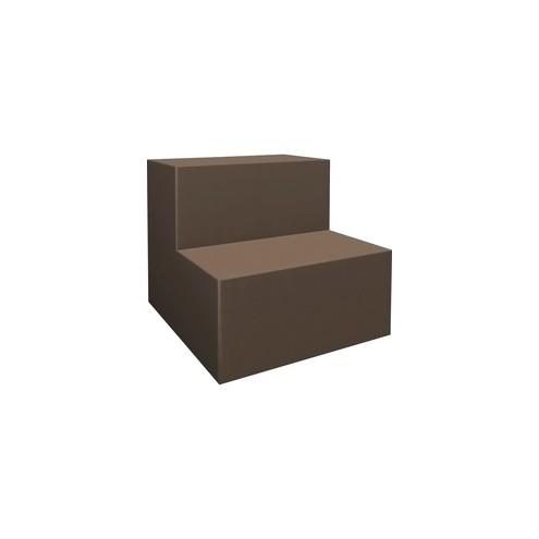 HPFI Flex Seat - 37" x 40" x 34.8"Chair, 20.8" x 34.8" x 2" Chair Seat - Material: Engineered Hardwood Frame - Finish: Brown