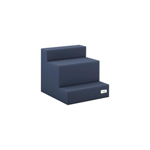 HPFI Flex Seat with Power - 37" x 40.5" x 34.8"Chair, 10.8" x 34.8" x 2" Chair Seat - Material: Engineered Hardwood Frame - Finish: Navy