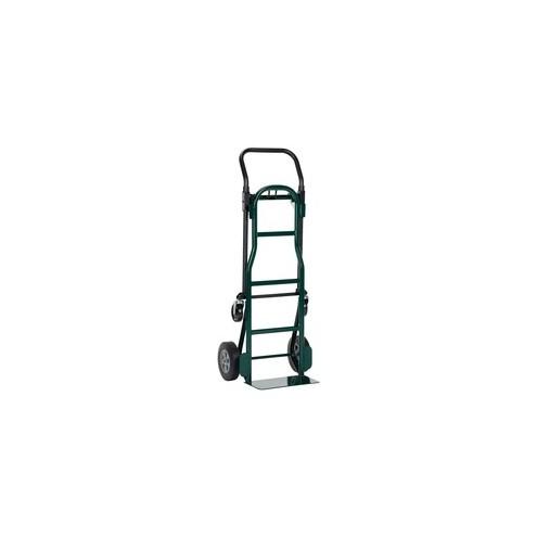 Harper Quick Change 4-in-1 Hand Truck - 700 lb Capacity - x 19" Width x 15.5" Depth x 48" Height - Steel Frame - Green - 1 Each