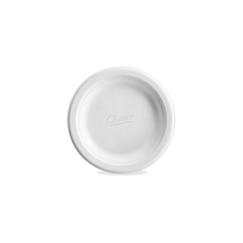 Chinet Paper Dinner Plates - 6" Diameter Plate - Paper Plate - Disposable - Microwave Safe - 1000 Piece(s) / Carton