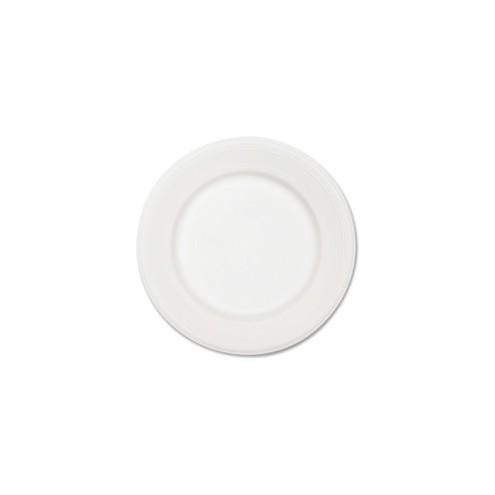 Chinet Classic White Plates - 10.50" Diameter Plate - Paper, Fiber - Disposable - Microwave Safe - 500 Piece(s) / Carton