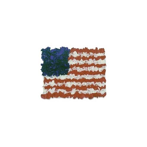 Hygloss American Flag Tissue Craft Kit - Craft Project - 30 Piece(s) - 10 / Pack - Assorted