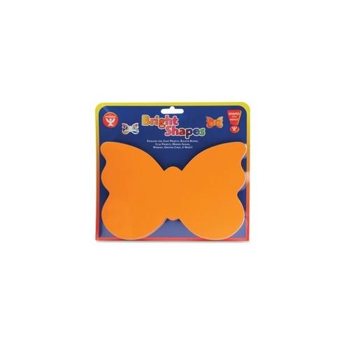Hygloss Bright Color Butterfly Shapes - Art Project, Decoration - 72 Piece(s) - 1 Pack - Assorted - Paper