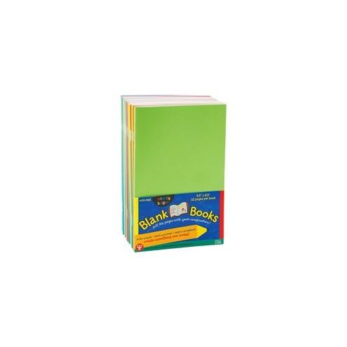 Hygloss Mighty Bright Blank Books - Assorted Paper - 20 / Pack