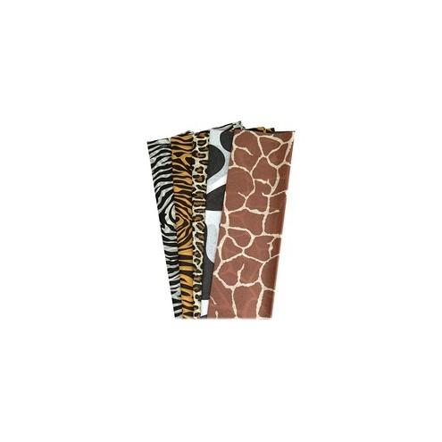 Hygloss Animal Print Designer Tissue Paper - Craft, Decoration, Gift-wrapping, Collage - 20 Piece(s) - 30" x 20"21" - Animal Print - 20 / Pack - Assorted