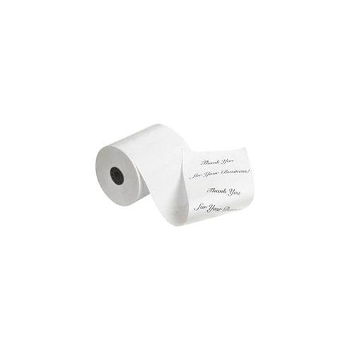 ICONEX Direct Thermal Print Receipt Paper - 3 1/8" x 230 ft - 48 / Carton - White, Gray