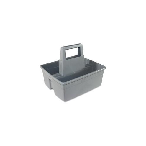 Impact Products Maids' Basket Gray with Inserts - 2 Compartment(s) - 29.3" Height x 8" Width13.7" Length - Gray - 6 / Carton