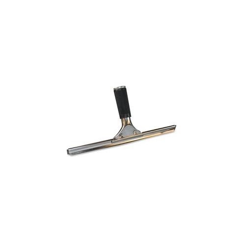 Impact Products 12" Stainless Steel Squeegee - Rubber Blade - Non-slip Grip, Streak-free, Rust Resistant - Stainless Steel