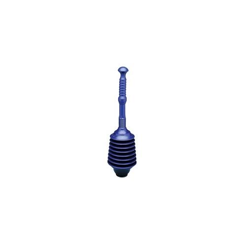 Impact Products Deluxe Professional Plunger - 2.75" Cup Diameter - Polyethylene - Dark Blue - Toilet - Splash Proof