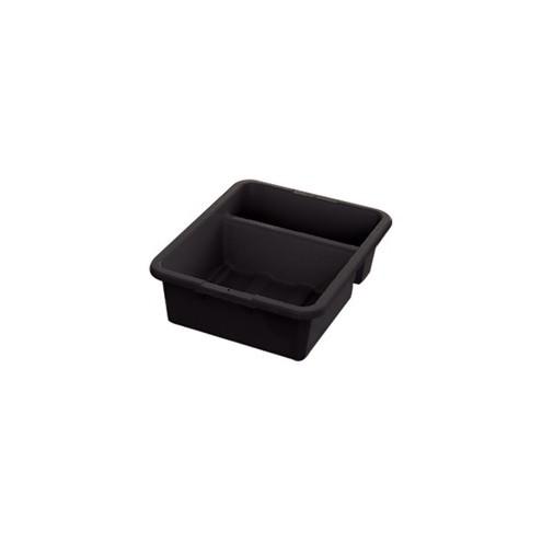 Impact Products Bus Box Divided 7 Inch Black - 2 Compartment(s) - 7" Height x 17.3" Width x 21.3" Depth - Black